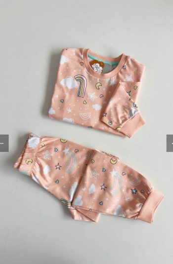 Pudra soft pijama takımı