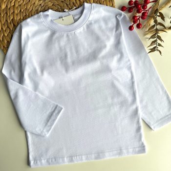 Pamuklu Beyaz Tişört